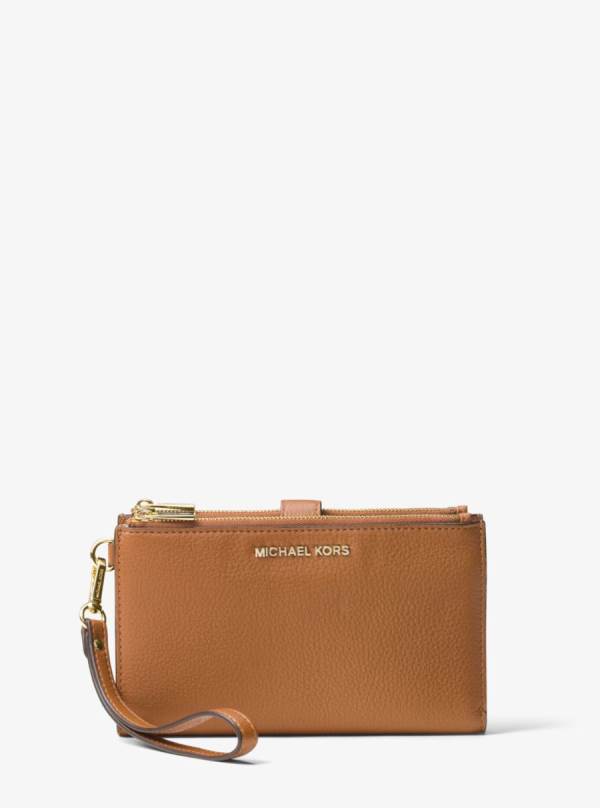 Damske Penazenky Michael Kors Adele Leather Smartphone Hnede - Doplnky Michael Kors Lacne | UJCSN-3954